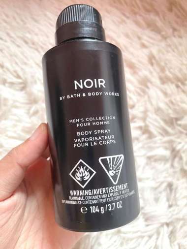 BBW Bath & Body Works Men Collection NOIR Deodorizing Body Spray