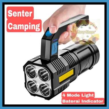 Senter Mini Swat LED T6 Cas Flashlight Mini Police Zoom U3 SENTER 909