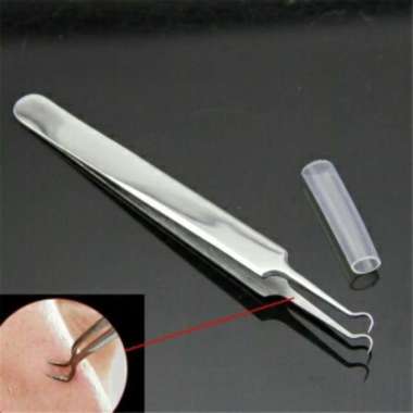 pinset komedo / alat pembersih komedo stainless / pencetan komedo