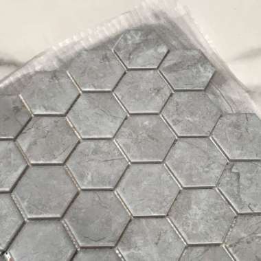 KERAMIK MOSAIC HEXAGON MATTE / MOZAIK LANTAI DINDING KAMAR MANDI DAPUR