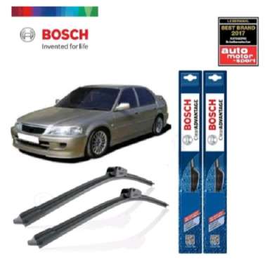 Wiper Mobil Bosch Frameless Honda City Tipe Z 1996 - 2002 Clear