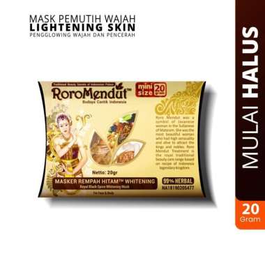 RORO MENDUT MASKER JERAWAT BROTOWALI Rempahhitam