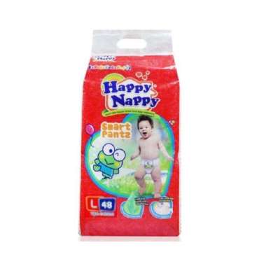 Promo Harga Happy Nappy Smart Pantz Diaper L48 48 pcs - Blibli