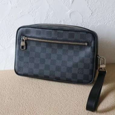 Louis Vuitton kasai clutch damier graphite