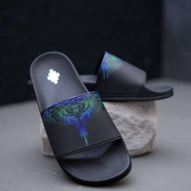 burlon wings sandal black / green / blue