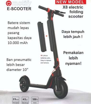 Jual Motify X7 Model Electric Scooter Online November 2020 Blibli