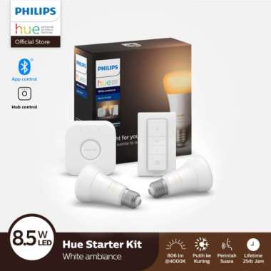 Philips Hue White Ambiance Starter Kit with Bluetooth