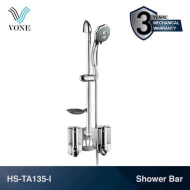 VONE Hand Shower Mandi Tiang Genggam Kepala Shower Full Set HS-TA135-1 Chrome