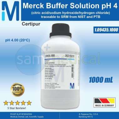 Merck Buffer Solution Ph 4.0 - 1 Liter