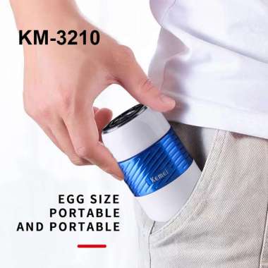 Kemei KM-3210 Alat Cukur Jenggot Elektrik Mini Portable Rechargeable Kemei 3210