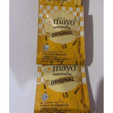 Mayonaise mayones original sauce salad dressing segaru foods OMAYO 10 gram