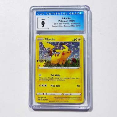 Pikachu SWSH039 Black Star Promo CGC 9 - Graded Pokemon Card