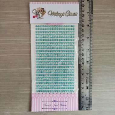 Sticker Small Half-Pearl Mutiara Mote Payet Tempel Deco Case