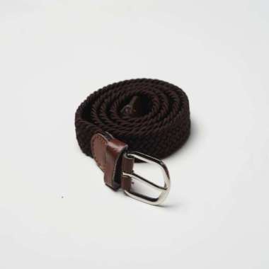 Houseofcuff Ikat Pinggang Rajut Belt Sabuk Pria Unisex Cokelat Small