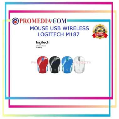 MOUSE USB WIRELESS LOGITECH M187