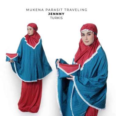 PUSAT GROSIR MUKENA DEWASA PARASIT JENNY TURKIS