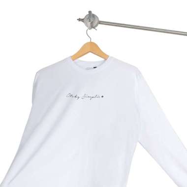 Otsky Kaos Lengan Panjang LS Basic Logo 2052 x Y4024Y x Y4022Y/Y4020Y x Y4023Y x Y4021Y x Y4035Y WHI