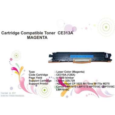 Cartridge Compatible HP Color LaserJet Pro100 130A M177 CF353A PROMO Multicolor
