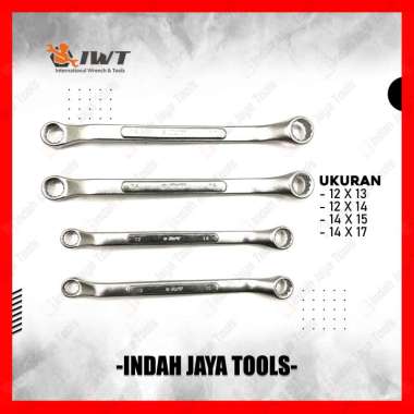 IWT Kunci Ring x Ring 12 13 14 15 17 mm Satuan Ring Wrench 12 X 14 MM