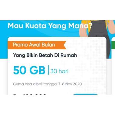 PROMO Kartu Perdana byU Telkomsel 52 GB 30 hari