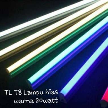 Lampu Hias TL T8 20 watt / Lampu Ikan aquarium Lemari Kamar Cafe kuning