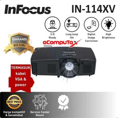 PROYEKTOR INFOCUS IN 114XV XGA HDMI 3500 LUMENS / PROJECTOR IN114XV IN-114XV GARANSI RESMI