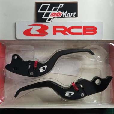 Handle Rem set E+ Lever by RCB original Honda New Beat Black Series
