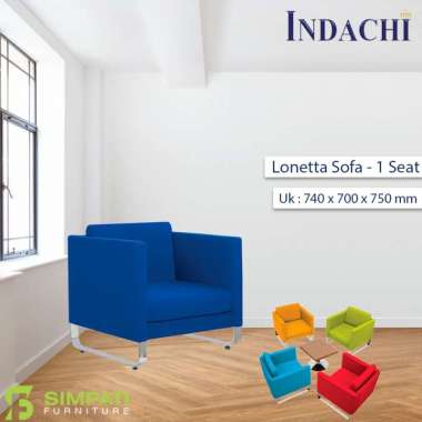 Sofa Tamu Kantor 1 Seat Indachi Lonetta