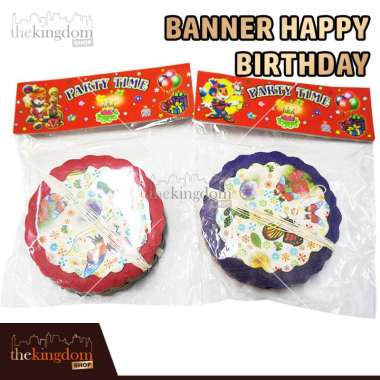 Banner Happy Birthday Set Dekorasi Ulang Tahun Anak