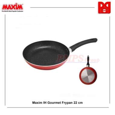 Wajan Fry Pan Kompor Induksi Kompor Listrik Maxim IH Gourmet 22cm