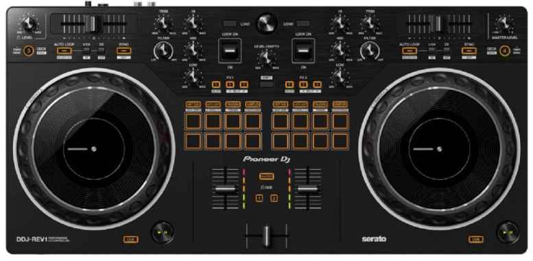 PIONEER DDJ REV1-N REV1N Rev1 Scratch style controller GOLD / BLACK - Hitam