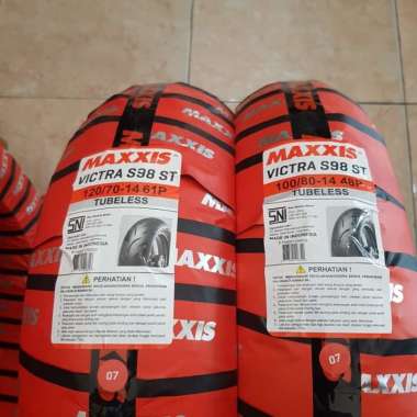 BAN MAXXIS PCX 150 100/80-14 120/70-14 DEPAN BELAKANG SET