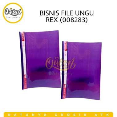 BISNIS FILE REX / MAP SNEL / FILE ORGANIZER / MAP DOKUMEN UNGU 008283