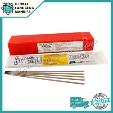 Kawat las stainless Nikko STEEL NSN308L 3.2MM (1KG) / NSN 308L 3.2 MM 3,2MM