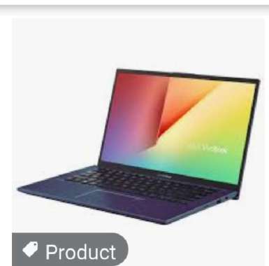 ASUS A412FA INTEL PENTIUM GOLD 2.3GHZ 5405U 4GB 1TB 14IN FHD W10 RESMI Blue