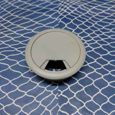 Tututp lubang kabel Grommet meja Gromet meja abu-abu abu-abu -