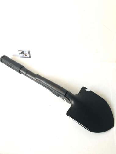 SEKOP LIPAT MINI FODABLE CANGKUL PERKAKAS CAMPING OUTDOOR PACUL WC DARURAT METAL AKSESORIES ANTI PAT