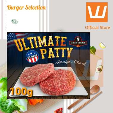 sven's choice ULTIMATE BEEF PATTY 100G PREMIUM ANGUS BEEF PATTY BURGER SAPI