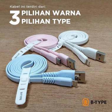 Kabel Data Micro USB 100cm B-TYPE Fast Charge Cable WHITE