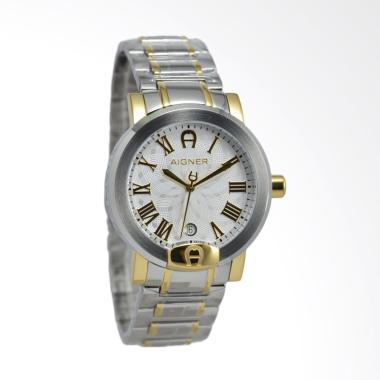 Aigner Treviglio Jam Tangan Pria - Silver Gold A103110