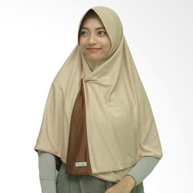 Pricilla Bolak-Balik Dua Hijab Instan - Coco Cream