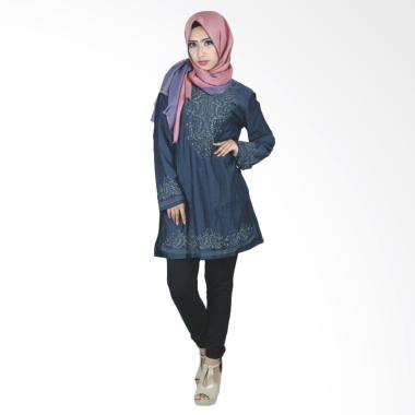 Raindoz Ashalina RGS 006 Busana Muslim Wanita - Navy