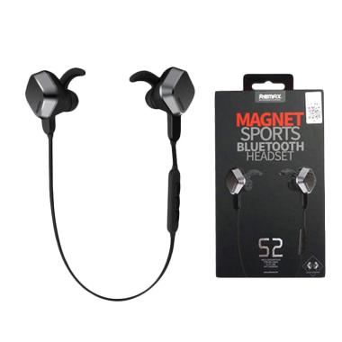 Remax S2 Magnet Sport Bluetooth Headset - Black Black