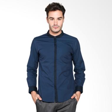Cardinal Slimfit Kemeja Koko - Blue FAHX001 02F