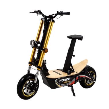 Sekuto Forca Bossman-S Sepeda Listrik - Black (Area Jabotabek)