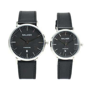 Balmer B.7613ML Jam Tangan Couple - Hitam Ring Silver