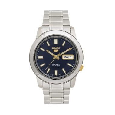 Seiko 5 Automatic SNKK11K1 Jam Tangan Pria - Silver Silver