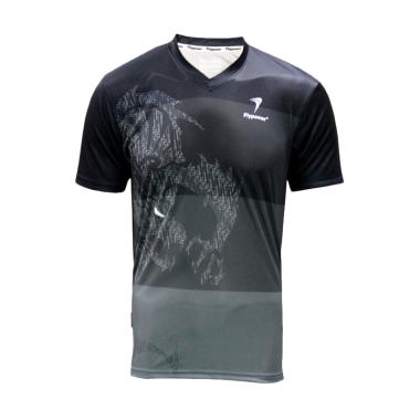 Flypower Kelud 4 Kaos Badminton Pria - Black
