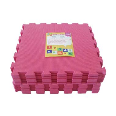 Ari Jaya Polos Karpet Puzzle - Merah [1 Dus- 10 Pcs]