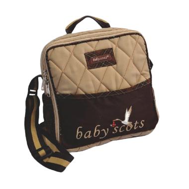 Baby Scots Bordir Kecil Tas Bayi ISESB012 - Cokelat